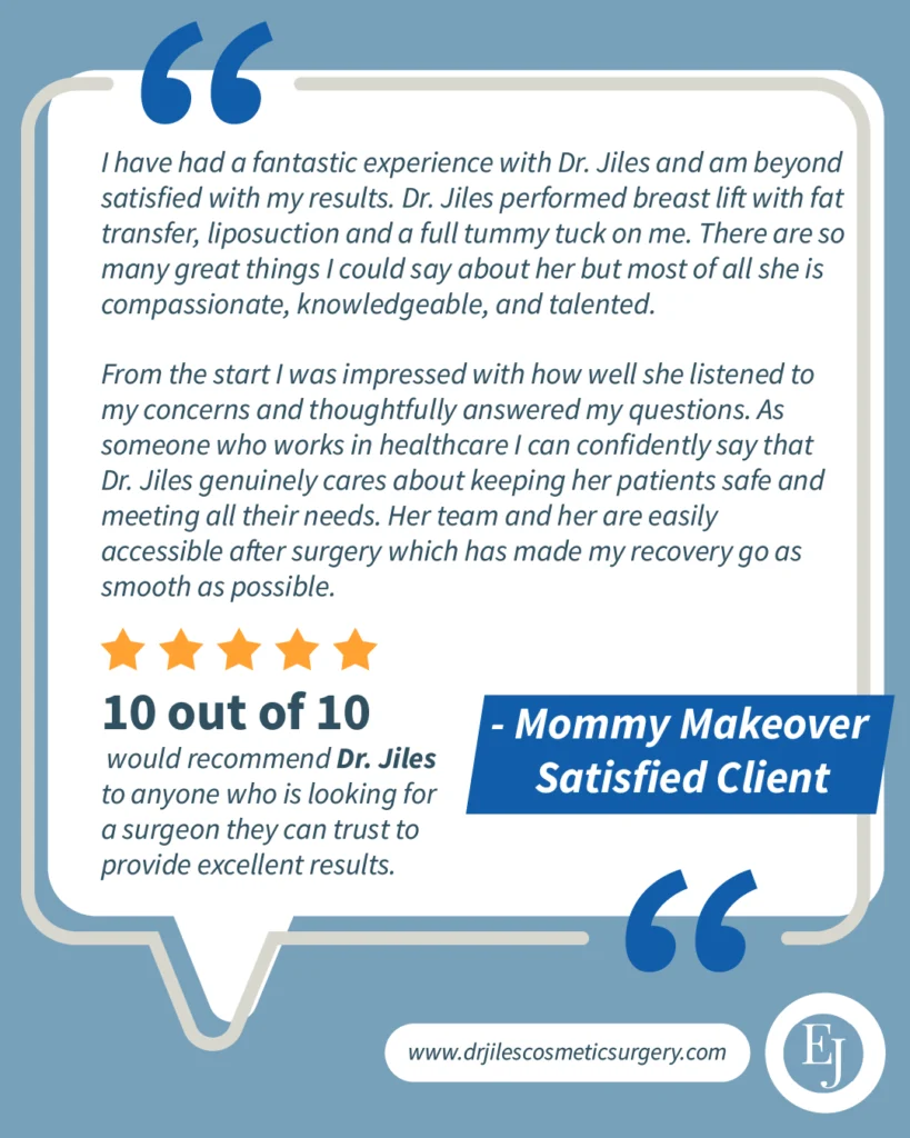 Patient review for a mommy makeover in Sarasota Florida - via Google